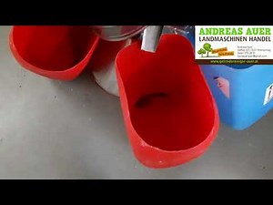 Schneckentrieur - für das bäuerliche Budget - Trennen von Kugelunkräuter aus Bruchkorn