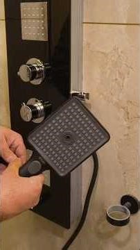 Attaching a hand shower to the panel!