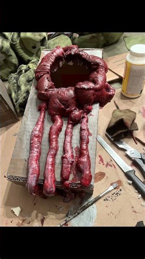 Part 9 of making a springtrap cosplay #fivenightsatfreddys #fnafcosplay #fnaf3 #springtrap