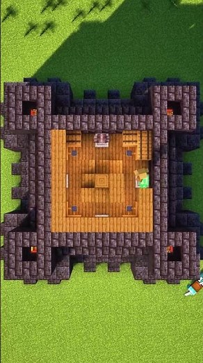 Minecraft Fortress Base 🏰 #minecraft #minecrafttutorial #minecraftbuilding