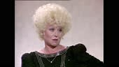 Barbara Windsor, speaking in 1985, defends her marriage to her second...