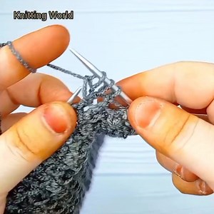 This is an unusual knit stitch! very easy and incredible beautiful👌 knitting pattern #crochet #knitting | Knitting World