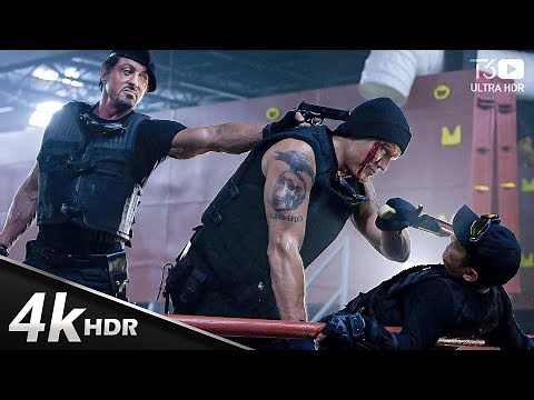 The Expendables 2 : BEST Action, BEST Fight Scenes, Presented in Stunning 4K Clarity