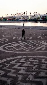 Zigzag Pebbles • • • Created August 2023 Main Beach, Santa Cruz | Brighton Denevan