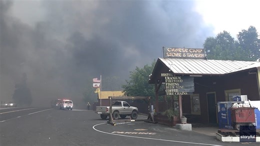 Wildfires sparked by lightning strikes forced evacuations in Chinese Camp, a historic Gold Rush town in California. | Ocala StarBanner