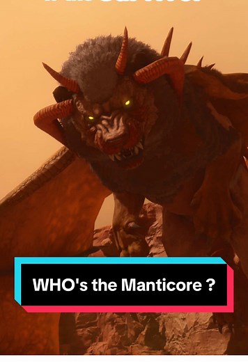 WHO's the Manticore in ARK: Scorched Earth Ascended ? #ark #dinosaur #videogame #arkascended