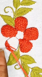 1M views · 10K reactions | Unique 3D Hand Embroidery Flower Design | Stitching Garden | Facebook