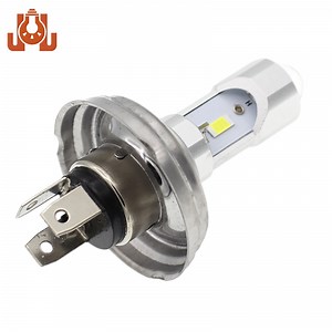 [Hot Item] P45t LED Headlight Bulb with Projector Lens 6V 10-80V Dual Filament Non Polarized for Classic Vehicles