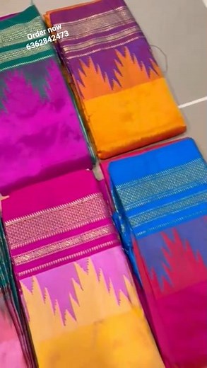 pure silk Ilkal saree with contrast blouse piece #ilkalsaree #uttarkarnataka