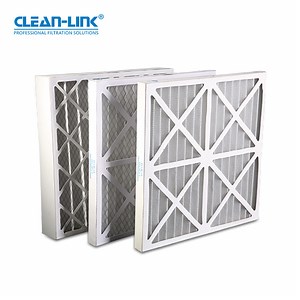 [Hot Item] Clean-Link Panel Filter with Cardboard Frames and Pleated Media