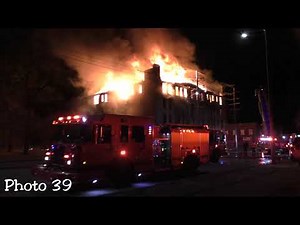 Detroit Fire Department- 3rd Alarm Fire at Cortland Apartments