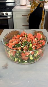 28K views · 146 reactions | refreshing summer salad  Sweet watermelon, salty feta, and mint are a classic pairing for this perfect summer salad. | Paul S Show | Facebook