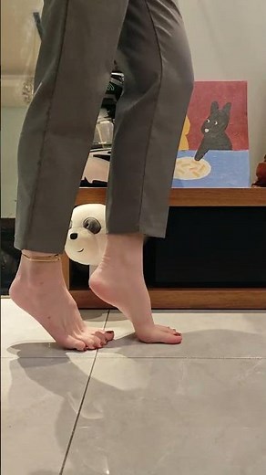 Time for our nightly relaxing stretch session~#foot fetish #feet girl #feet soles #tickle feet