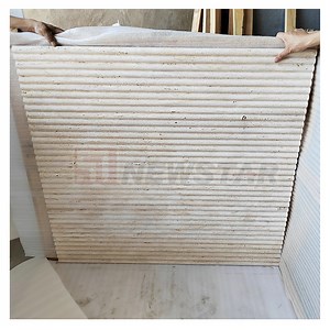 [Hot Item] Natural Marble Stone Artificial Travertine Natural Stone Travertine Fluted Marble Travertine Tile