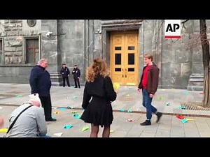 Russian police block Pussy Riot activist from trip to UK