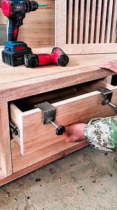 Clean drawer install using a smart woodworking tool. 💪 #DrawerInstallation #Woodworking #Carpentry #Workshop #DIY | Wooden skills28