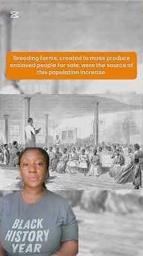 The Horrors of Forced Breeding Among the Enslaved #pushblack #blackhistory #shorts