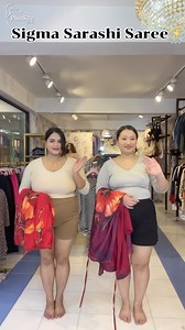 Experience effortless support and style with Sigma Sarashi Sare – pre-made and easy to wear, fitting up to a 42-inch waist. #sare #premade #plussizenepal #styling #plussize | Plus Size Nepal