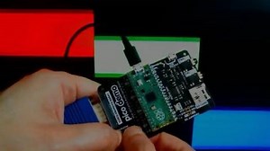 Pico用VGA demo boardのタクトスイッチの使い方