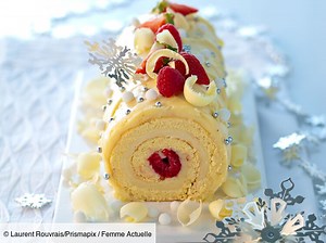 Bûche chocolat blanc et fruits rouges : Découvrez toutes les recettes de Femme Actuelle
