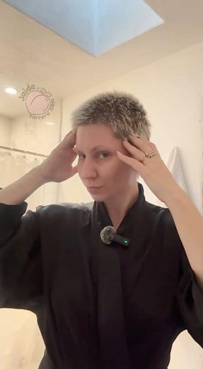 Before and After Blonde Buzz to Clean Shave