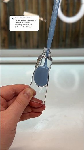 TOOTHPASTE LIP GLOSS?!? 😧🤣🩵 Would you wear it? #kikizcosmeticz #lipgloss