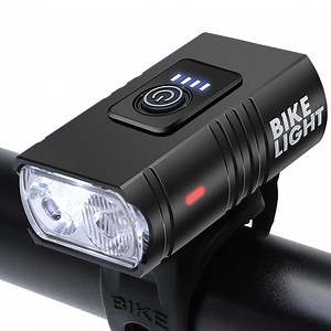 [Hot Item] MTB Bike Light LED USB Rechargeable Waterproof Mountain Bicycle Light Safety