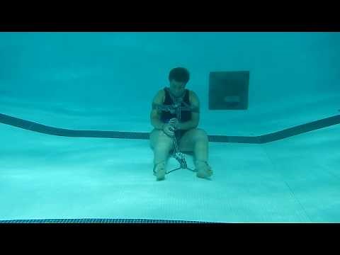 Underwater Leap of Faith escape at Girls Inc in Worcester (Houdini like underwater escape)