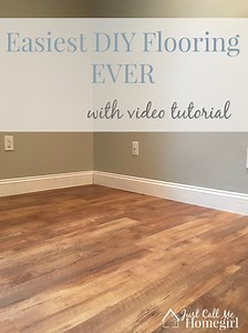 TrafficMaster, Easiest DIY Flooring EVER -