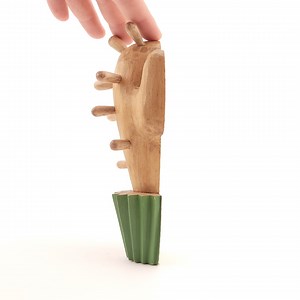 Linden Wood Cactus Sculpture, Key Rack, Hallway Decor - Etsy Australia