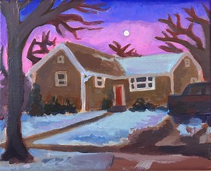 House Painting - Snow Scene - Etsy Canada