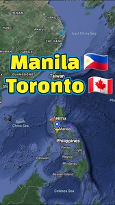 2.8K views · 24 reactions | Manila to Toronto   Philippines Airlines PR118 ✈️ Flight duration 15 hours 25 mins | Travelradar24 | Facebook