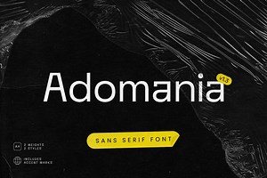 Adomania | Sans Serif Font, a Sans Serif Font by Obscure Shop