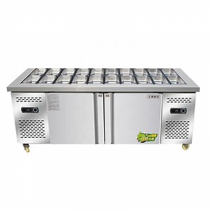 [Hot Item] Table Top Freezer Commercial Stainless Steel Kitchen Equipment Restaurants Working Hotel Restaurant