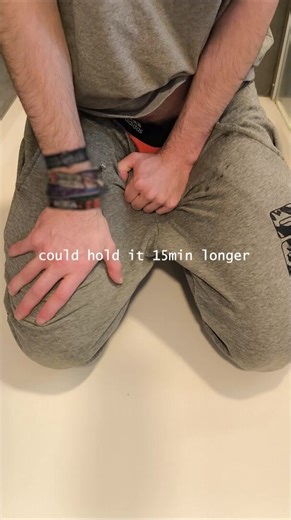desperate piss pants and cum