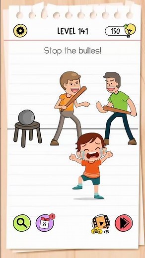 BRAIN TEST ALL STAR MAIN LEVELS LEVEL 141