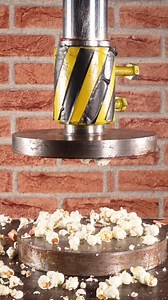 2M views · 10K reactions | Crushing Corns With Hydraulic Press 100ton #hydraulicpress #fyp #satisfying | Hydraulic Press Experiments | Facebook