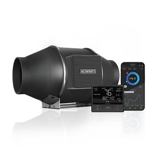 CLOUDLINE T4, Quiet Inline Fan 4" with Temperature Humidity VPD Controller