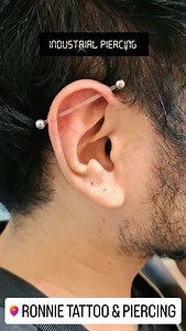 ‼️ Quick industrial piercing done at @ronniestattoopiercing @ronniestattoo @ronnie_tattoo_maribago Thank you for the trust! For piercing appointments, walk-ins are welcome! #industrialpiercing #earpiercing #ronnietattooandpiercing #ronniestattoo #steelesnkin #ronnietattooandpiercing #ronnietattooandpiercingcebu #ronnietattooandpiercingayalacebu #cebupiercingshopnearme #ronnietattooandpiercing #earpiercingshopnearme | Ronnie Tattoo & Piercing