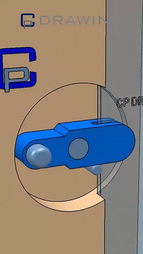 5 Ideias de tranca para portão 🔄 5 Gate Lock Ideas #engineering #engineer #mechanic #mechanicalengineering | Cp drawing