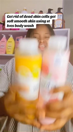 To get rid of dead skin cells to get soft and smooth Get this st ives body wash | Enebor Lucy