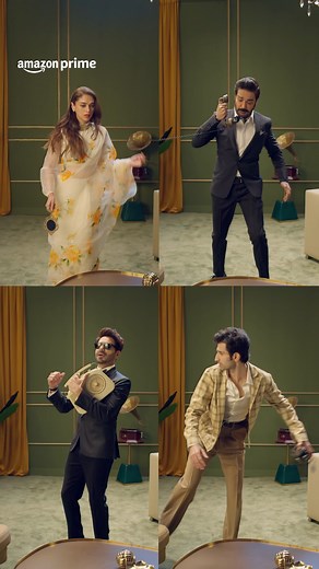 our star cast got into their Jubilee characters real quick, a small nudge was all it took 🤭 #JubileeOnPrime New series, Apr 7 | Prime Video