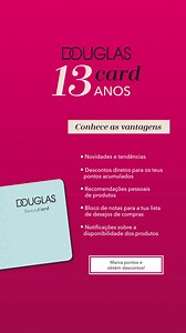 Já conheces os benefícios do Douglas Card?​ ​ Por cada compra connosco, acumulas valiosos pontos no teu cartão que podes trocar no carrinho de compras. Quantos mais pontos angariares, maiores são os descontos. 💸 Descarrega a nossa app e adere já! | Perfumarias Douglas Portugal