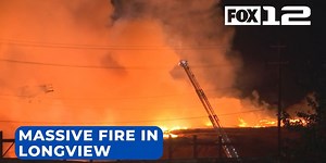 Crews battling fire at paper mill in Longview