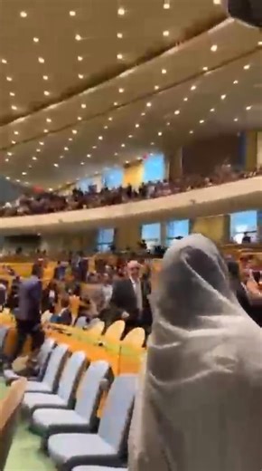 Senator Samina Mumtaz Zehri and Senator Anusha Rahman Khan represented Pakistan at the 80th United Nations General Assembly (UNGA) in New York. During the session on 26 September 2025, both senators joined representatives from several member states in walking out of the Israeli Prime Minister's address, as a gesture of solidarity with the Palestinian people. This walkout echoed the collective stance of multiple nations in response to ongoing concerns over the humanitarian situation in Gaza. | Se