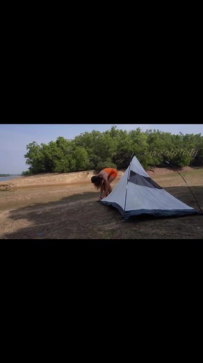 Naked camping with Solo Tetty❤️yoga in nature_beauty eats dragon fruit😍