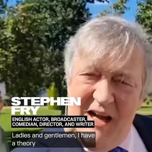 Stephen Fry has a theory for mutual love and understanding between the people of United Kingdom and the people of Ukraine. Whether it's true or not, we love you 🇬🇧! | In Ukraine