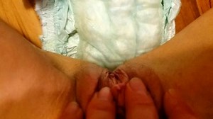 POV Overflowing Diaper Piss Point