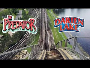 2018 Predator Wooden Roller Coaster On Ride Front Seat HD POV Darien Lake