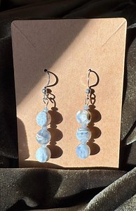 Multicolor Beaded Handmade Dangle Earrings | Gemstone & Crystal Beads | Stainless Steel - Etsy Canada